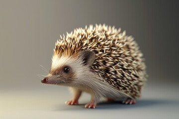 hedgehog with a spike and a curl