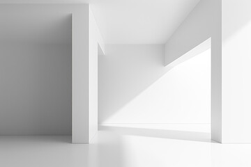 Design a modern and minimalist backdrop with clean lines and a monochromatic color scheme