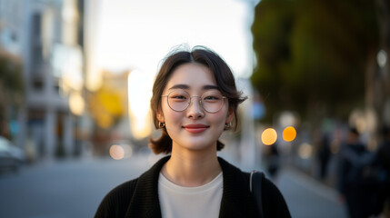 Portrait of young asian woman 