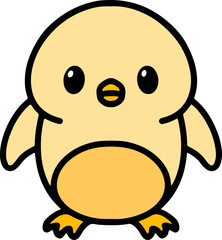 Fototapeta premium colorful easter chick