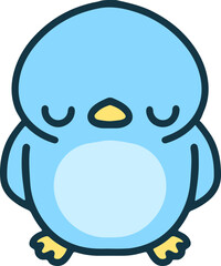 cute cartoon easter chick