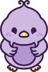 colorful easter chick