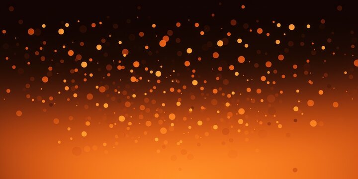 An image of a dark Orange background with black dots