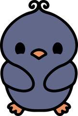 cute christmas penguin