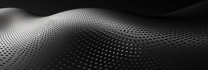 An image of a dark Silver background with black dots