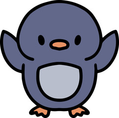 cute baby penguin cartoon