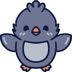 cute cartoon penguin