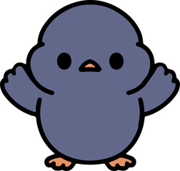 cute cartoon penguin