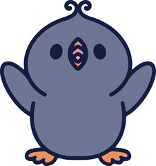 cute cartoon penguin