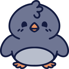 cute baby penguin cartoon