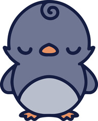 cute baby penguin cartoon