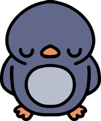 cute baby penguin cartoon