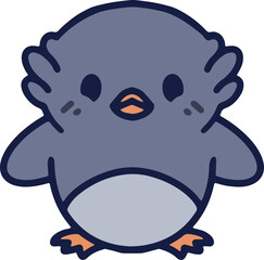 cute baby penguin cartoon