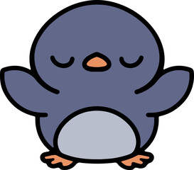 cute cartoon penguin