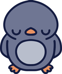 cute baby penguin cartoon
