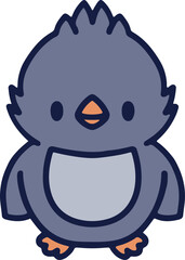 cute baby penguin cartoon