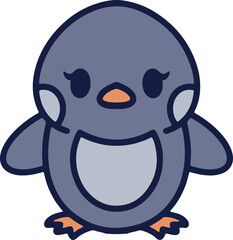 cute baby penguin cartoon