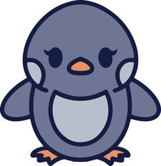 cute baby penguin cartoon