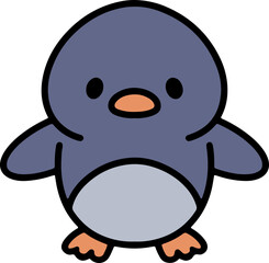 cute baby penguin cartoon
