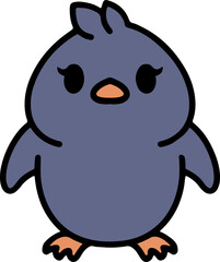 cute cartoon penguin