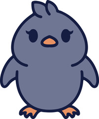 cute baby penguin cartoon