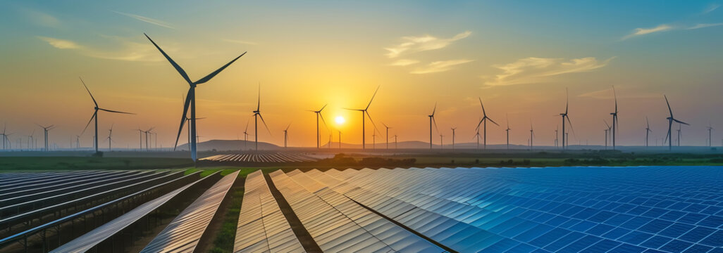 green energy concept, AI generated