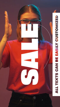 Social Media Story for Market Sale or Discount
