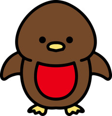cute robin cartoon