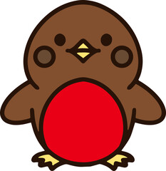 cute robin cartoon