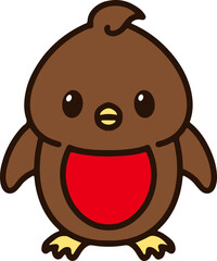 cute robin cartoon