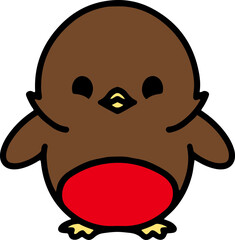 cute robin cartoon