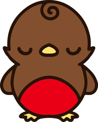 cute robin cartoon