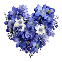 leaf.violet tone. Delphinium: Boldness and open heart