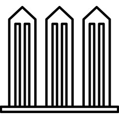 Building outline icon