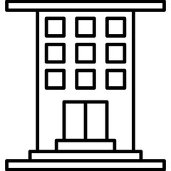 Building outline icon