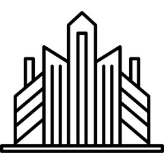 urban landscape icon