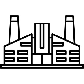 recommend clip art: factory outline icon