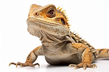 lizard isolated on a white background