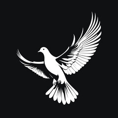 Fototapeta premium Bird silhouette vector design