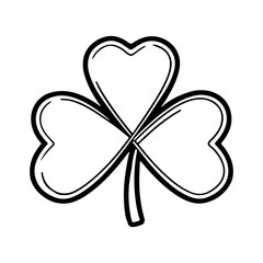 Irish clover traditional symbol of st Patricks day