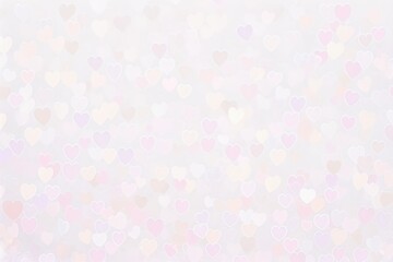 An Ethereal Kaleidoscope of Pink and White Hearts