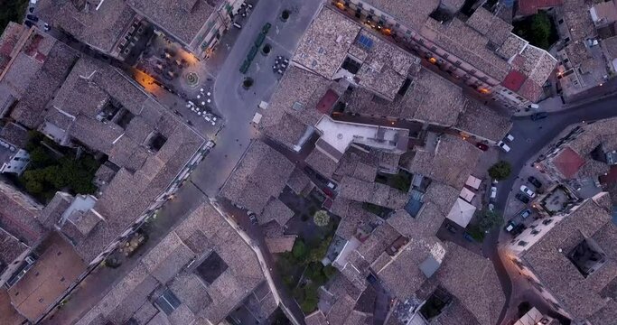 ragusa sicily italy drone 4k