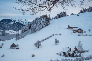 Winter day in Switzerland