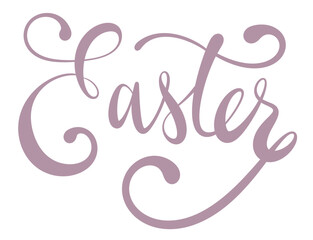 Easter Text Lettering