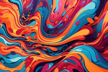Abstract vector composition with a futuristic feel