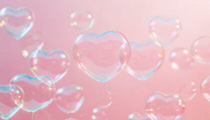 ハートのシャボン玉