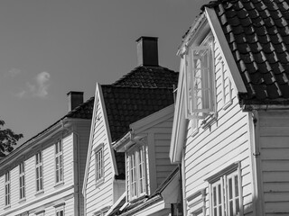 Die Altstadt von Stavanger in norwegen