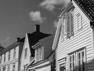 Die Altstadt von Stavanger in norwegen
