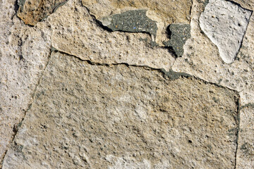 Rough cracked stone surface texture