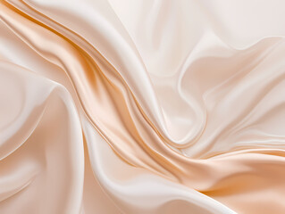 silk fabric background, abstract background with waves. Generative AI